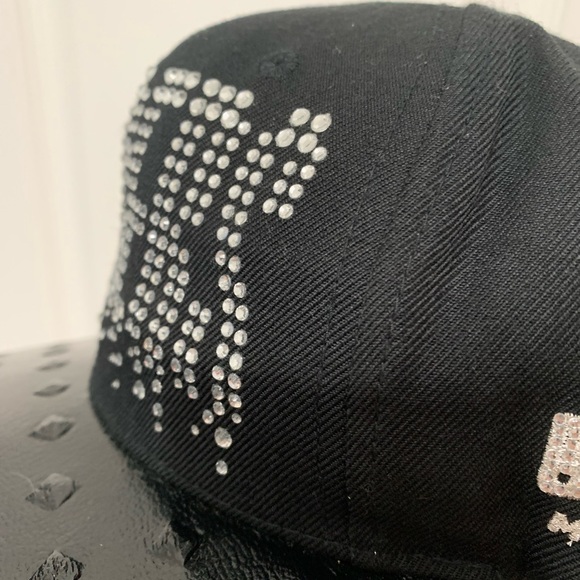 L.A. Dodgers 3-D MLB Bling Cap Hat Spellout - L 7 - Picture 10 of 11